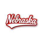 Nebraska Cornhuskers Jersey Font Wood Sign Sports Art
