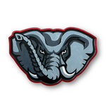 Alabama Big Al elephant head wall art front view