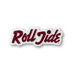 Alabama Roll Tide 3D wood sign front view