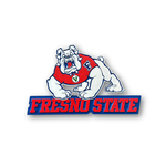 Fresno State Bulldogs Victor E. Bulldog carved wall decor for game rooms offices dorm rooms and fan caves