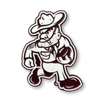 Texas A&M Aggies Ol' Sarge Mascot Wood Sign handcrafted wall art by Cornbread Custom Signs