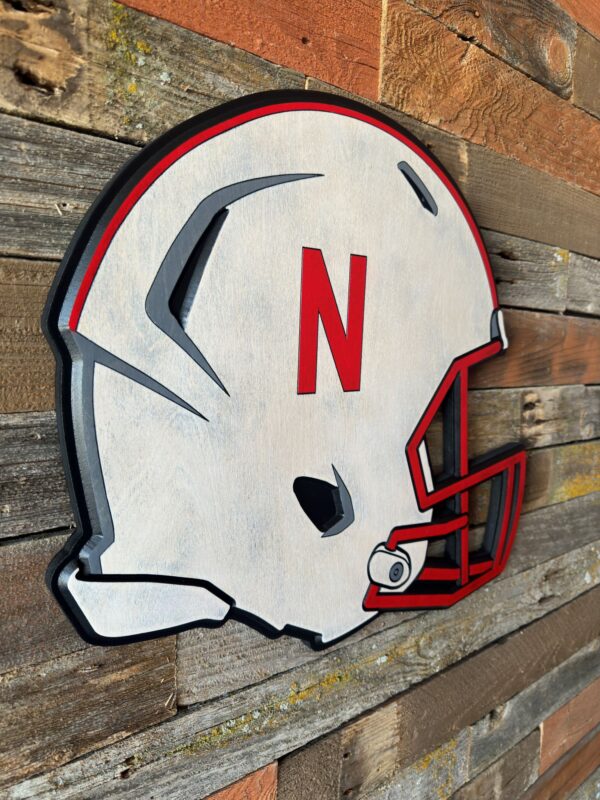 Nebraska Helmet 16" x 16" - Image 2