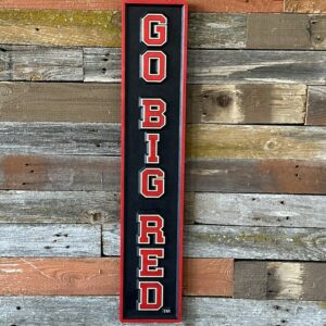 Go Big Red 6"x30" Husker Sports Art