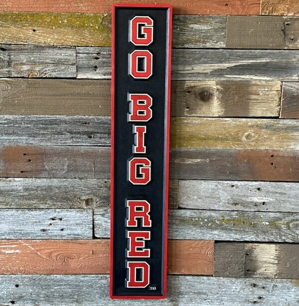 Go Big Red 6"x30" Husker Sports Art