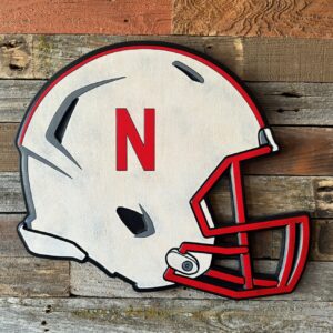 Nebraska Helmet 16" x 16"