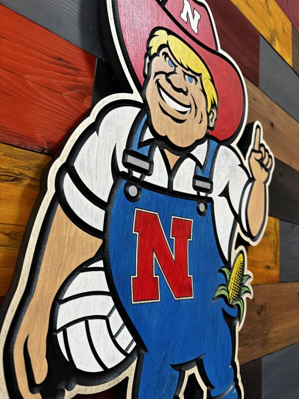 Herbie Husker Volleyball Sign 26" - Image 3