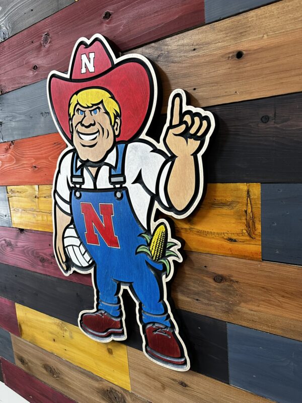 Herbie Husker Volleyball Sign 26" - Image 4