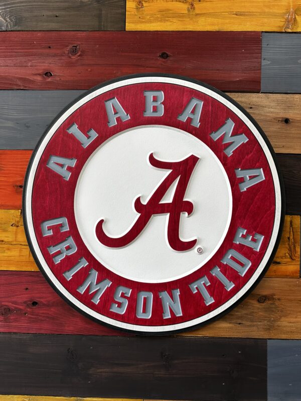 University of Alabama Round Sign 24" - Image 4