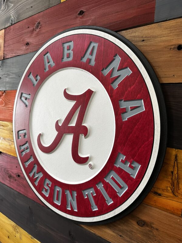 University of Alabama Round Sign 24" - Image 3